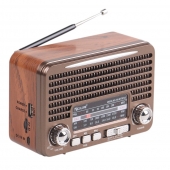 Solární přenosné rádio RX-BT7071S hnědé