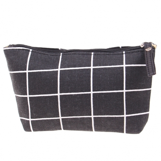 Kosmetická taška Handmade černá kostka