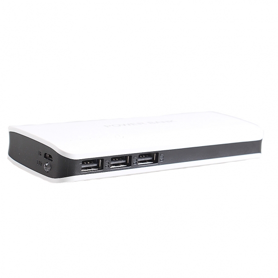 Powerbanka se svítilnou 15 000 mAh bílá