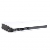 Powerbanka se svítilnou 15 000 mAh bílá