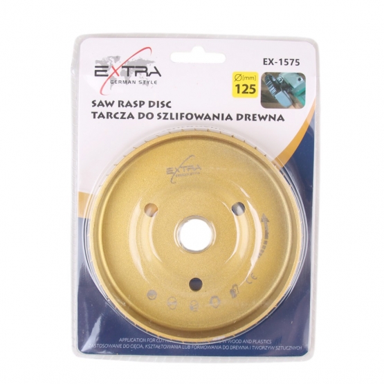 Rašplový kotouč na dřevo 125 mm EX-1575