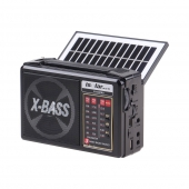 Solární 3pásmové rádio IS-810PRO černé