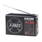 Solární 3pásmové rádio IS-810PRO černé