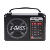 Solární 3pásmové rádio IS-810PRO černé