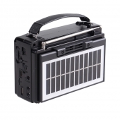 Solární 3pásmové rádio IS-810PRO černé