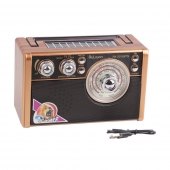 Solární 3pásmové rádio RX-2510BTS světle hnědé