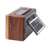 Solární 3pásmové rádio RX-2510BTS světle hnědé