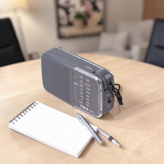 2pásmové kapesní rádio ICF-7 šedé 
