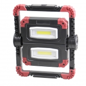 Sklopné multifunkční LED světlo červené