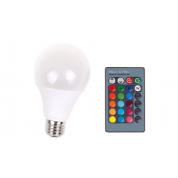 LED žárovka 2v1 White + RGB 