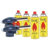 2 ks plynový hořák + 4 ks plynové kartuše RSONIC