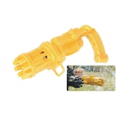 Dětská elektrická bublinková pistolka zlatá