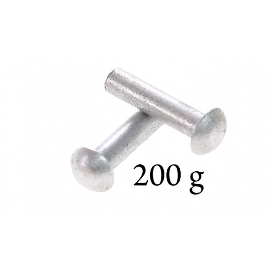 Hliníkový nýt s půlkulatou hlavou 5x25, 200g
