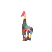 Vzdělávací dřevěné puzzle žirafa var.2