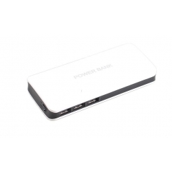 Powerbanka se svítilnou 15 000 mAh bílá