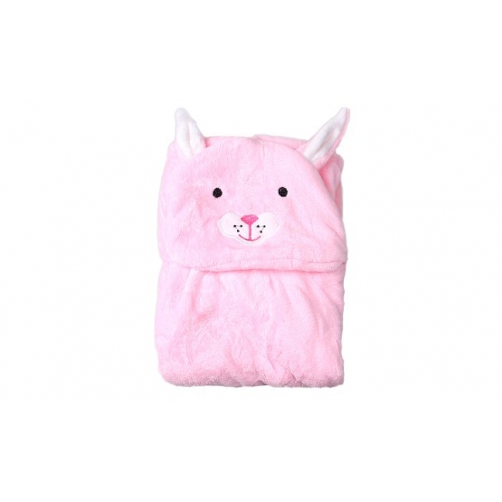Dětská deka Happy Baby růžová – králíček