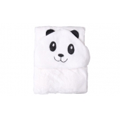 Dětská deka Happy Baby bílá – panda