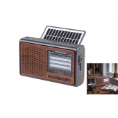 Solární přenosné rádio RX-BT3060S hnědé