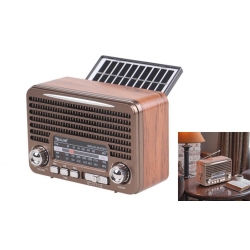 Solární přenosné rádio RX-BT7071S hnědé