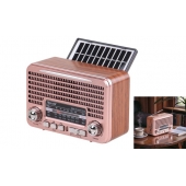 Solární přenosné rádio RX-BT7071S růžové