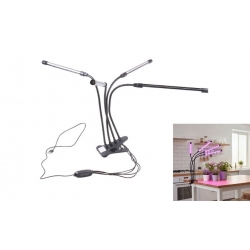 Čtyřramenná LED pěstební lampa pro pokojové rostliny