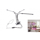 Čtyřramenná LED pěstební lampa pro pokojové rostliny