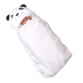 Dětská deka Happy Baby bílá – panda