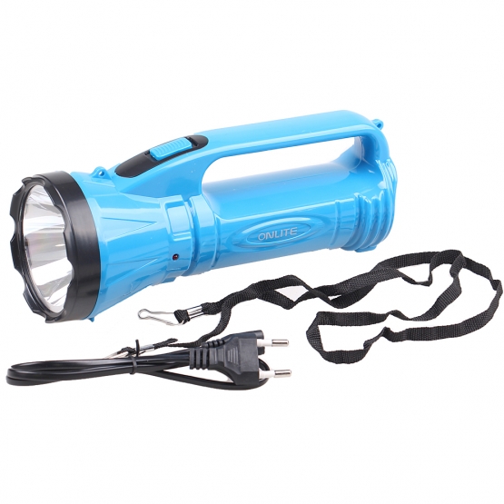 Dobíjecí LED svítilna L6363 modrá