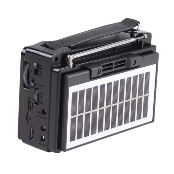 Solární 3pásmové rádio IS-810PRO modré