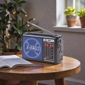Solární 3pásmové rádio IS-810PRO modré
