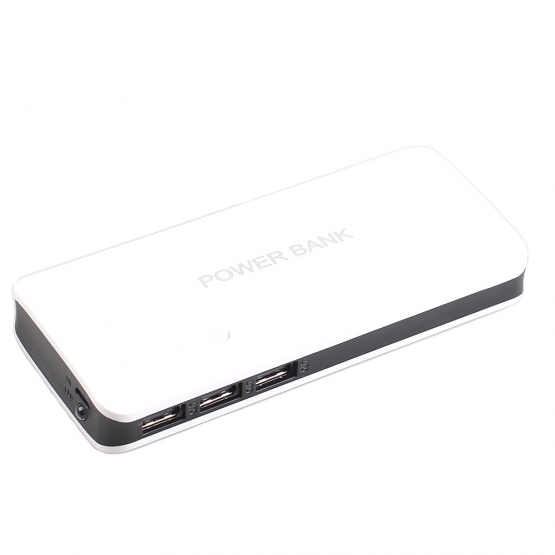 Powerbanka se svítilnou 15 000 mAh bílá