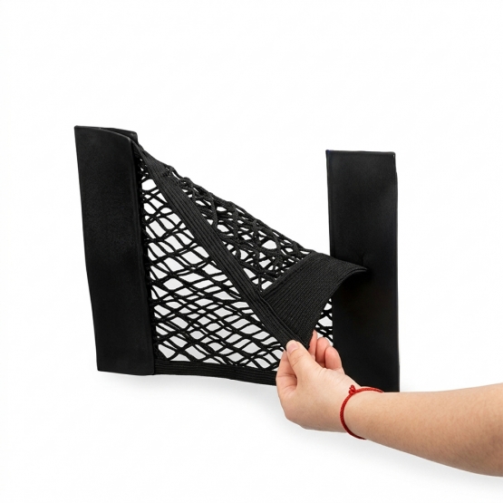 Síťovaný organizér se suchým zipem 25 × 45 cm