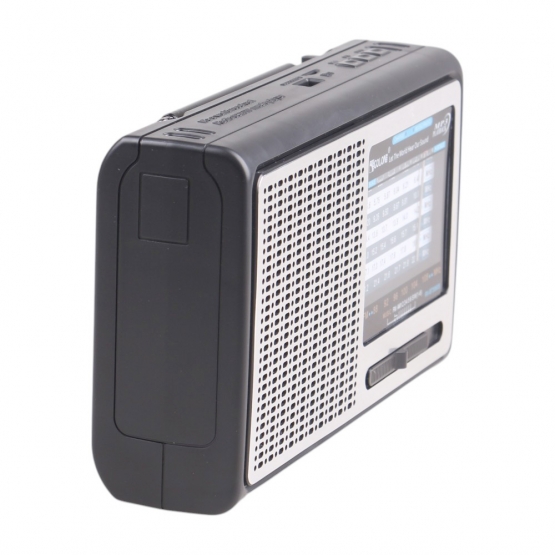 Solární přenosné rádio RX-BT3060S stříbrné