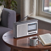 Solární přenosné rádio RX-BT3060S stříbrné