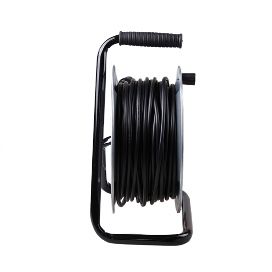 Prodlužovací kabel na bubnu 50m šedý 2,5mm² KR-1553