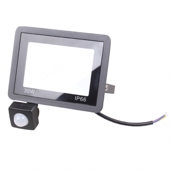 LED reflektor s pohybovým čidlem 30 W IP66