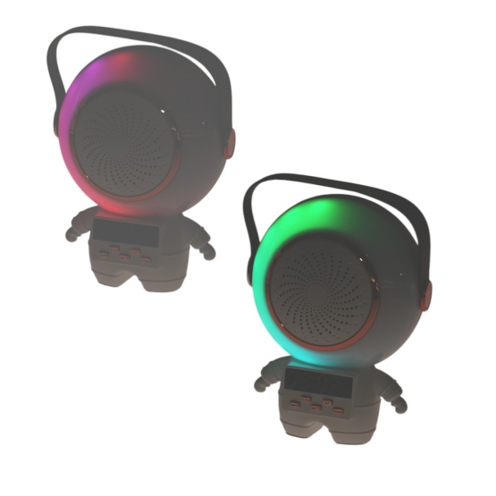 Bezdrátový karaoke astronaut bílý