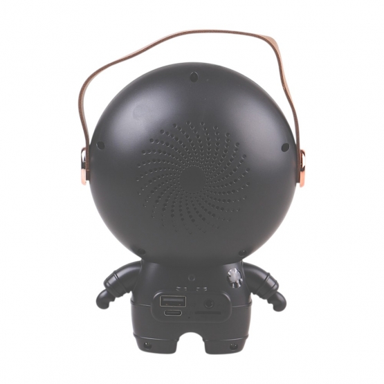 Bezdrátový karaoke astronaut černý