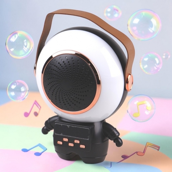 Bezdrátový karaoke astronaut černý