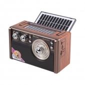 Solární 3pásmové rádio RX-2510BTS tmavě hnědé