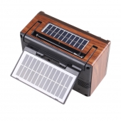 Solární 3pásmové rádio RX-2510BTS tmavě hnědé