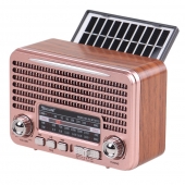 Solární přenosné rádio RX-BT7071S růžové