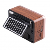 Solární přenosné rádio RX-BT7071S růžové