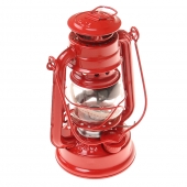 Petrolejová lampa 19 cm červená