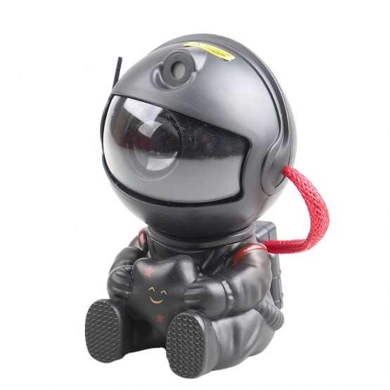 LED projektor noční obloha astronaut černý