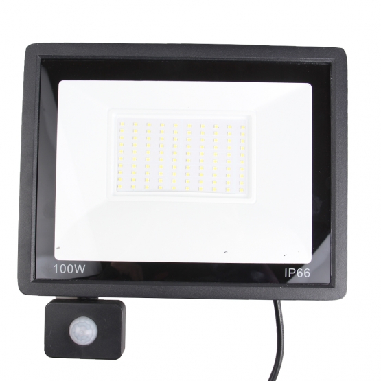 LED reflektor s pohybovým čidlem 100W