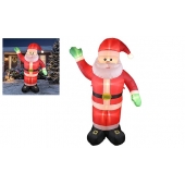 Nafukovací Santa Claus s LED osvětlením