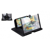 Skládací 3D stojánek na telefon s lupou