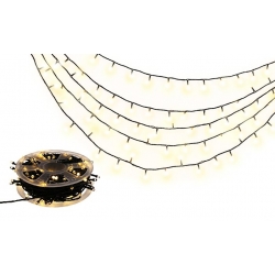 Vánoční LED světelný řetěz 50m žlutý