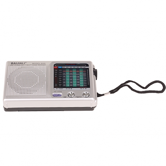 Kapesní rádio KK-9 stříbrné